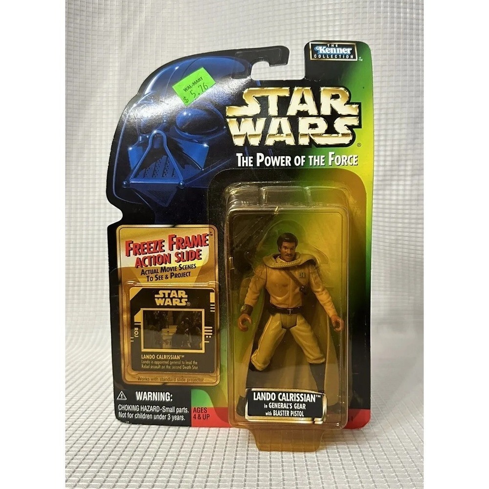 Kenner Star Wars: Lando Calrissian In GeneralS Gear With Slide Action Figure NIP